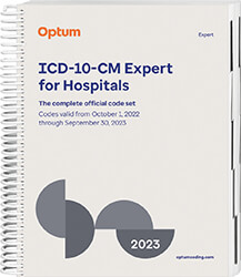 ICD-10-CM Expert for Hospitals 2023 Book Cover