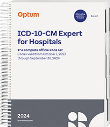 ICD-10-CM Expert for Hospitals 2024 Book Cover
