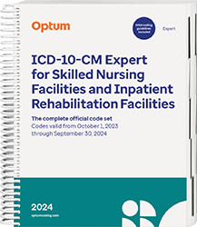 ICD-10-CM Expert for Skilled Nursing Facilities and Inpatient Rehab 2024 Book Cover