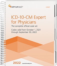 ICD-10-CM Expert for Physicians 2022 Book Cover