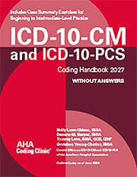 ICD-10-CM and ICD-10-PCS Coding Handbook 2027 Without Answers Book Cover